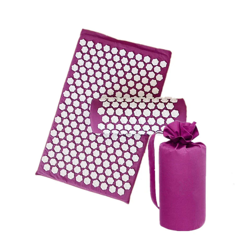 Lotus Acupressure Massage Cushion & Yoga Mat