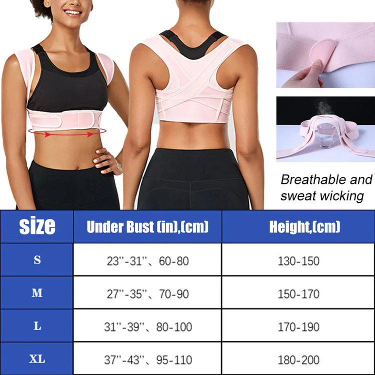Posture Correction Belt Anti-Humpback & Spine Support
