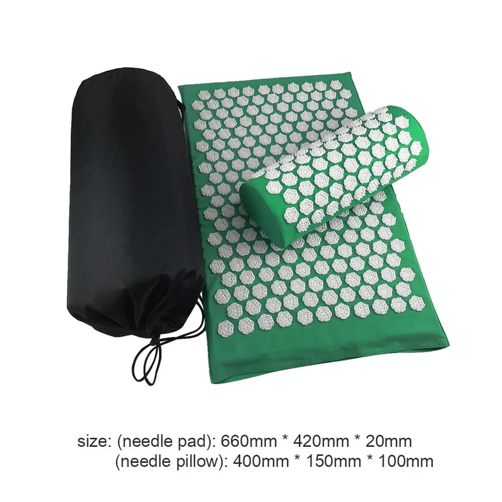Lotus Acupressure Massage Cushion & Yoga Mat