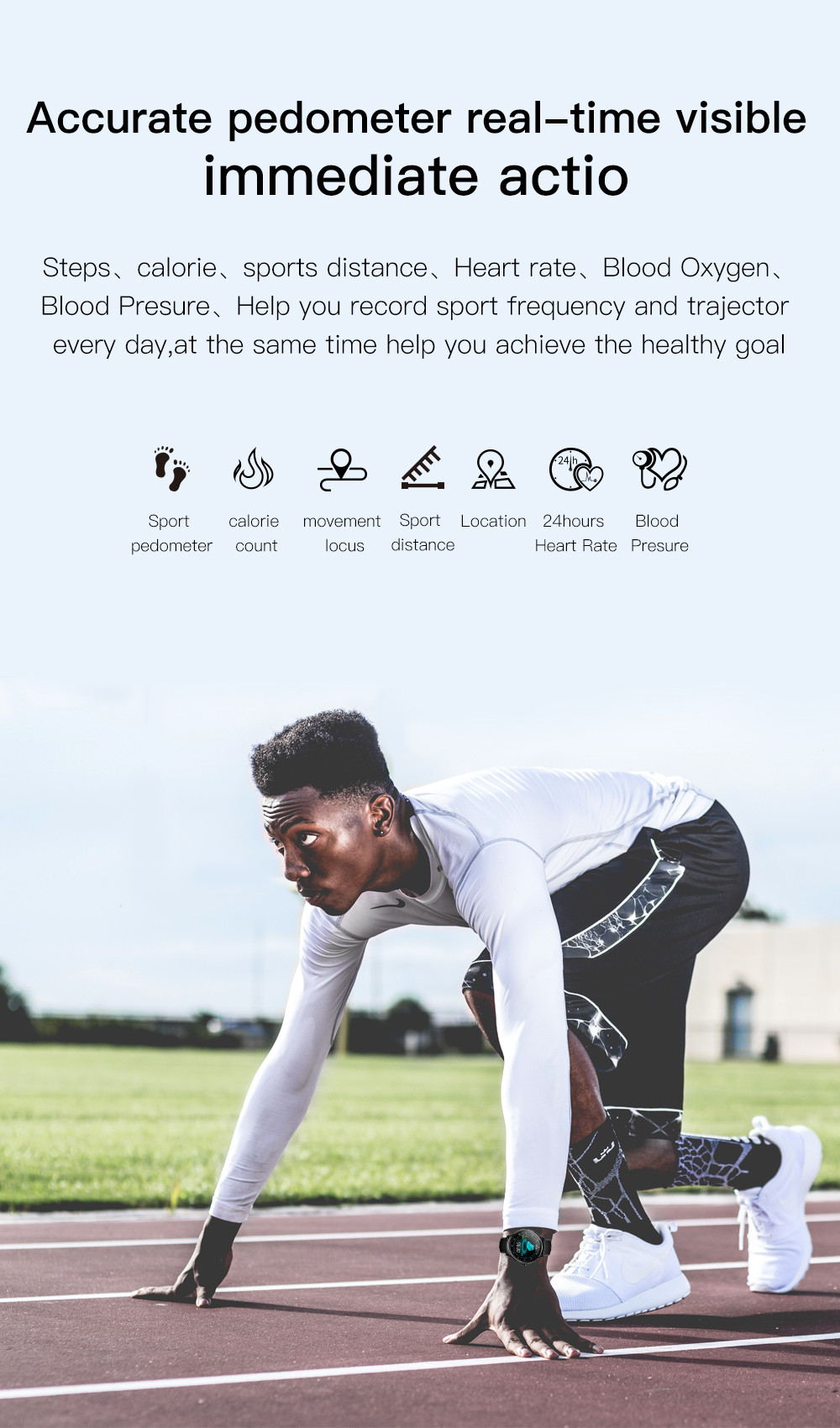 SN80 Smart Fitness Watch