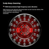 Red Light Scalp Massager Vibration & Deep Clean