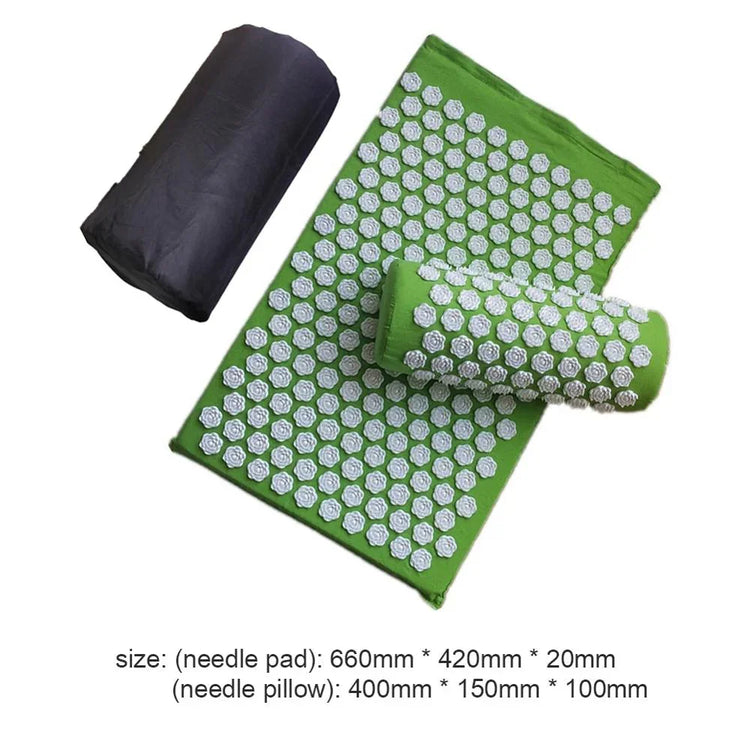Lotus Acupressure Massage Cushion & Yoga Mat