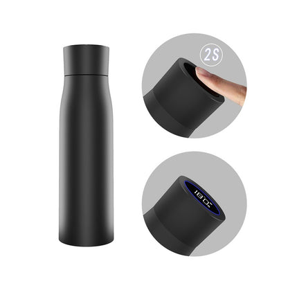 Smart Thermal Water Bottle – Temperature Display, Stainless Steel