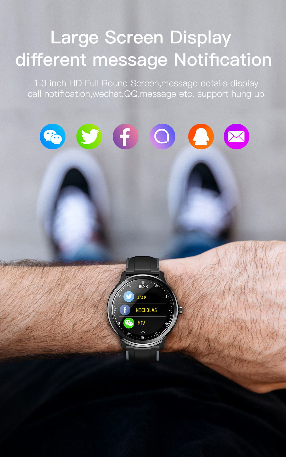 SN80 Smart Fitness Watch