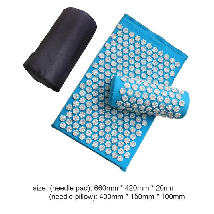 Lotus Acupressure Massage Cushion & Yoga Mat
