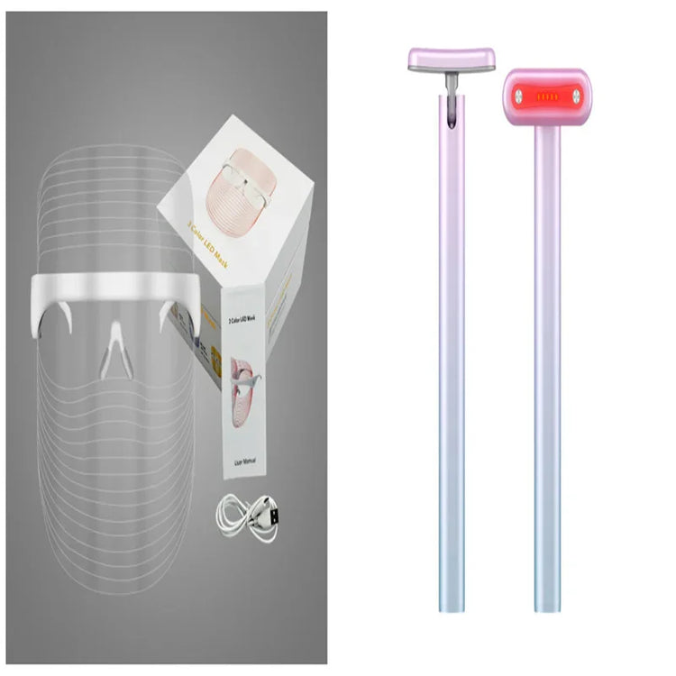 LED 3-Color Beauty Mask Acne & Skin Rejuvenation