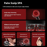 Red Light Scalp Massager Vibration & Deep Clean