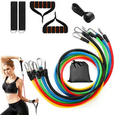 11-Pcs Resistance Bands Set Fitness & Workout Tubes