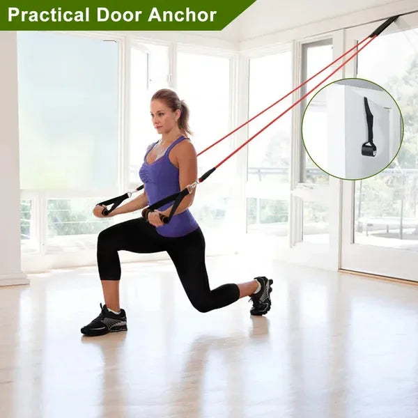 11-Pcs Resistance Bands Set Fitness & Workout Tubes
